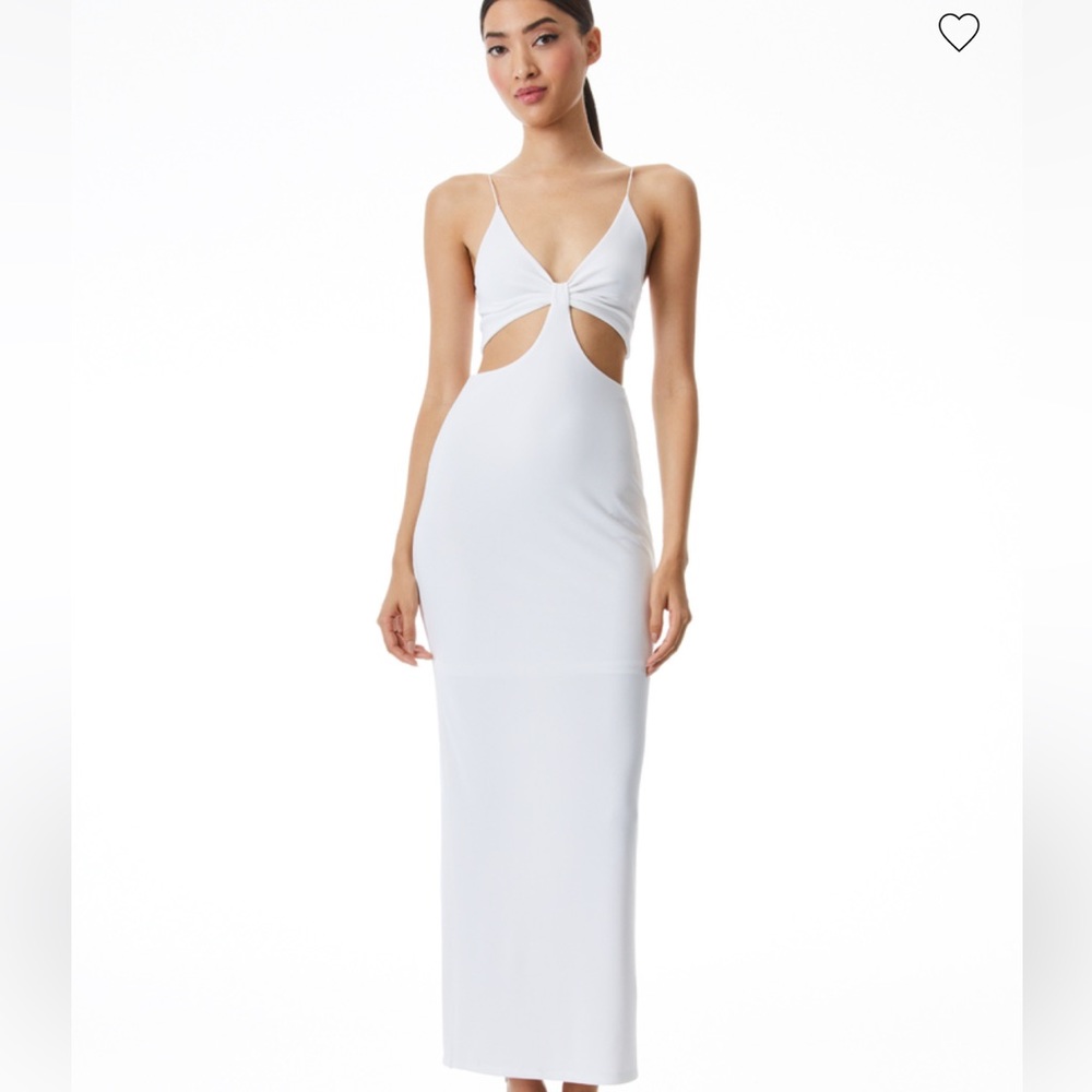 NWT Alice + Olivia Havana Cut-Out Jersey Dress